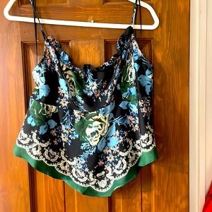 Free people satin tank top